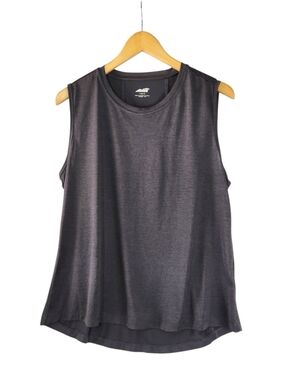 Avia Performance Tank Top Charcoal Gray Moisture Wicking Activewear Large NWT